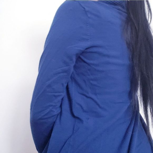 Dalia Blue flowy Cardigan - Picture 7 of 10